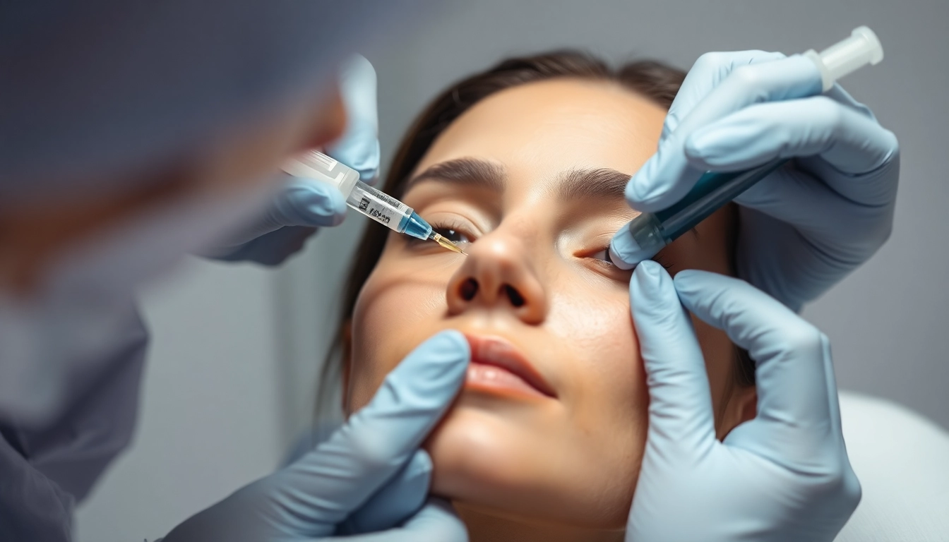 Professional Botox Behandlung in Zürich: Expert face injection with subtle facial expression