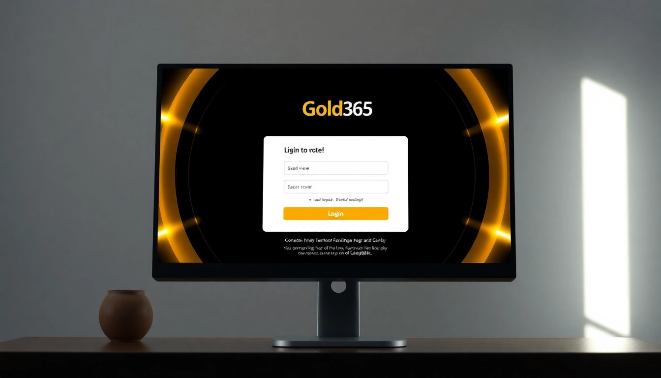 Gold365 Login page showing a secure and user-friendly interface for quick account access and online betting.